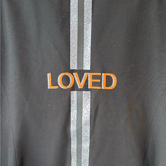 PRICE REDUCED! Hipchik Crystal Loved Blazer - Black Sz L - Picture 7 of 13